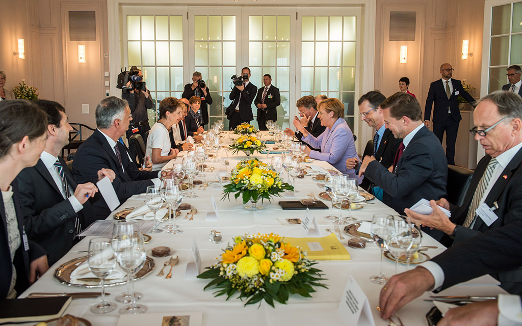 Visita ufficiale della cancelliera federale tedesca Angela Merkel